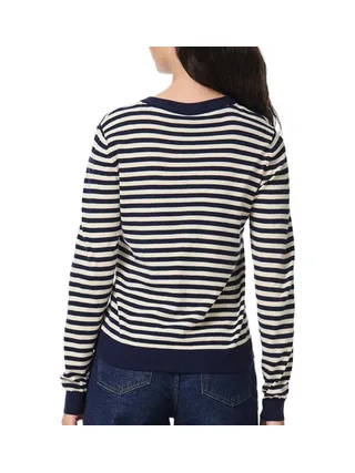 Gilet Bleu/Blanc Femme Pieces Nora 2