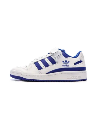 Basket Blanc/Bleu Homme Adidas Forum Low 1