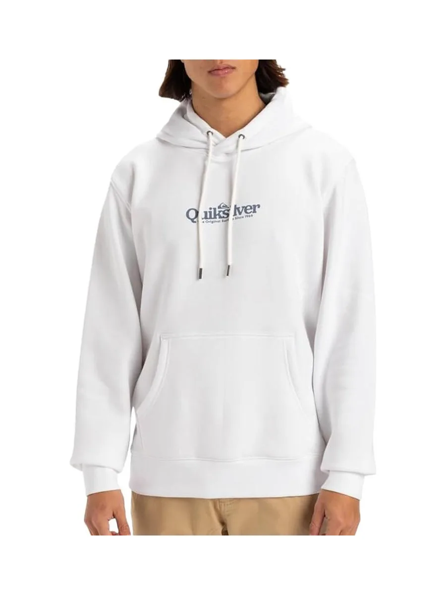Sweat à Capuche Blanc Homme Quiksilver Fineline 2