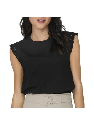 T-Shirt Noir Femme JDY Salva 1