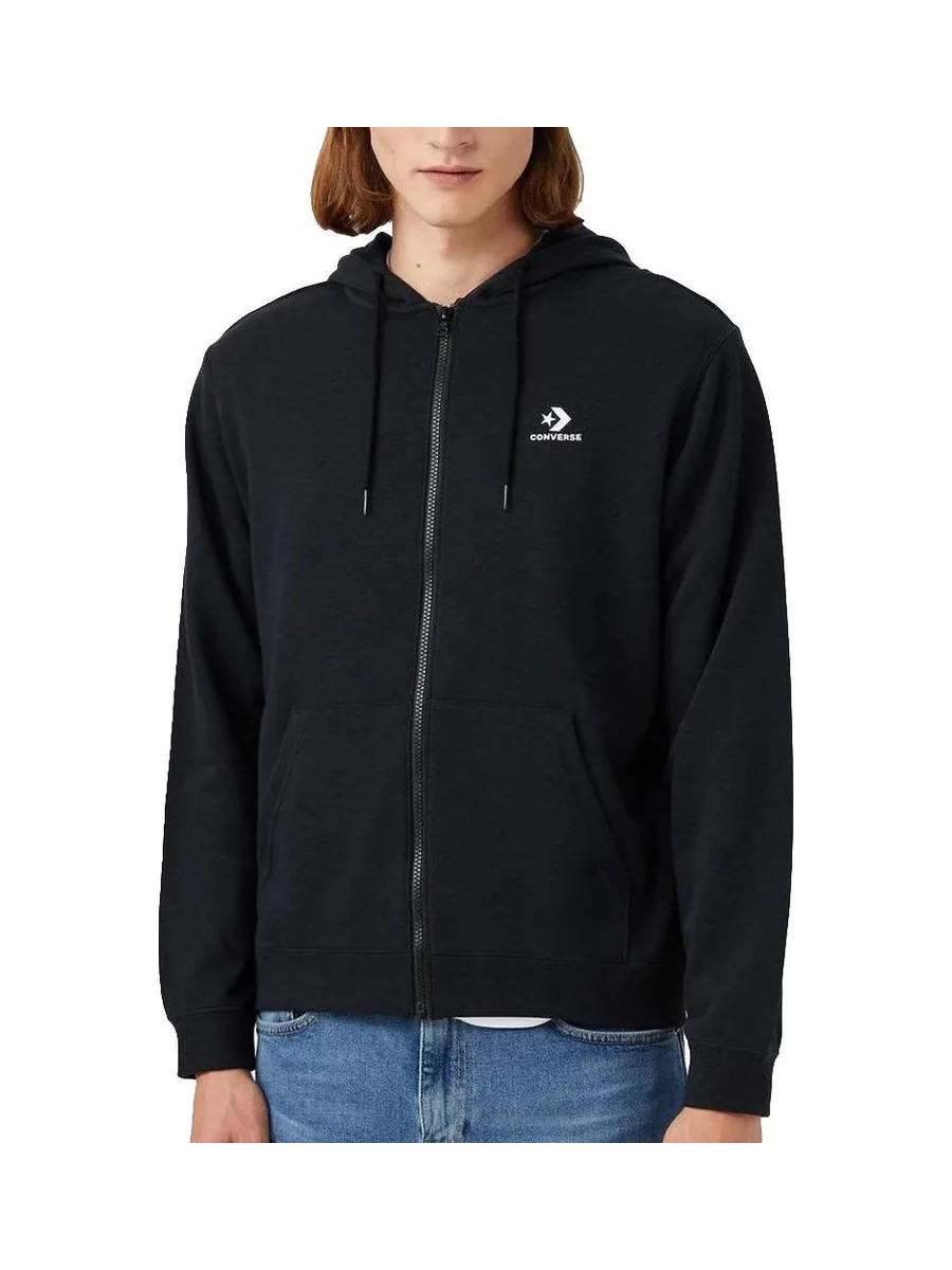Veste Zippé Noir Homme Converse Classic 2