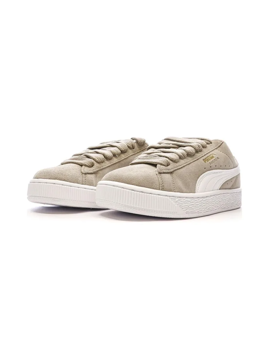 Baskets Beiges Femme Puma Suede XL 6