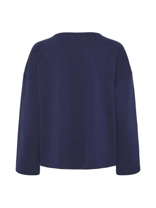 Sweat Marine Femme Pieces Andrea 2