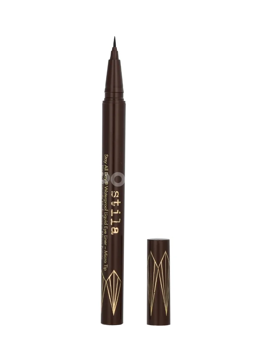 Stila Stay All Day Micro Tip Waterproof Liquid Eye Liner 0.5ml - Dark Brown 2