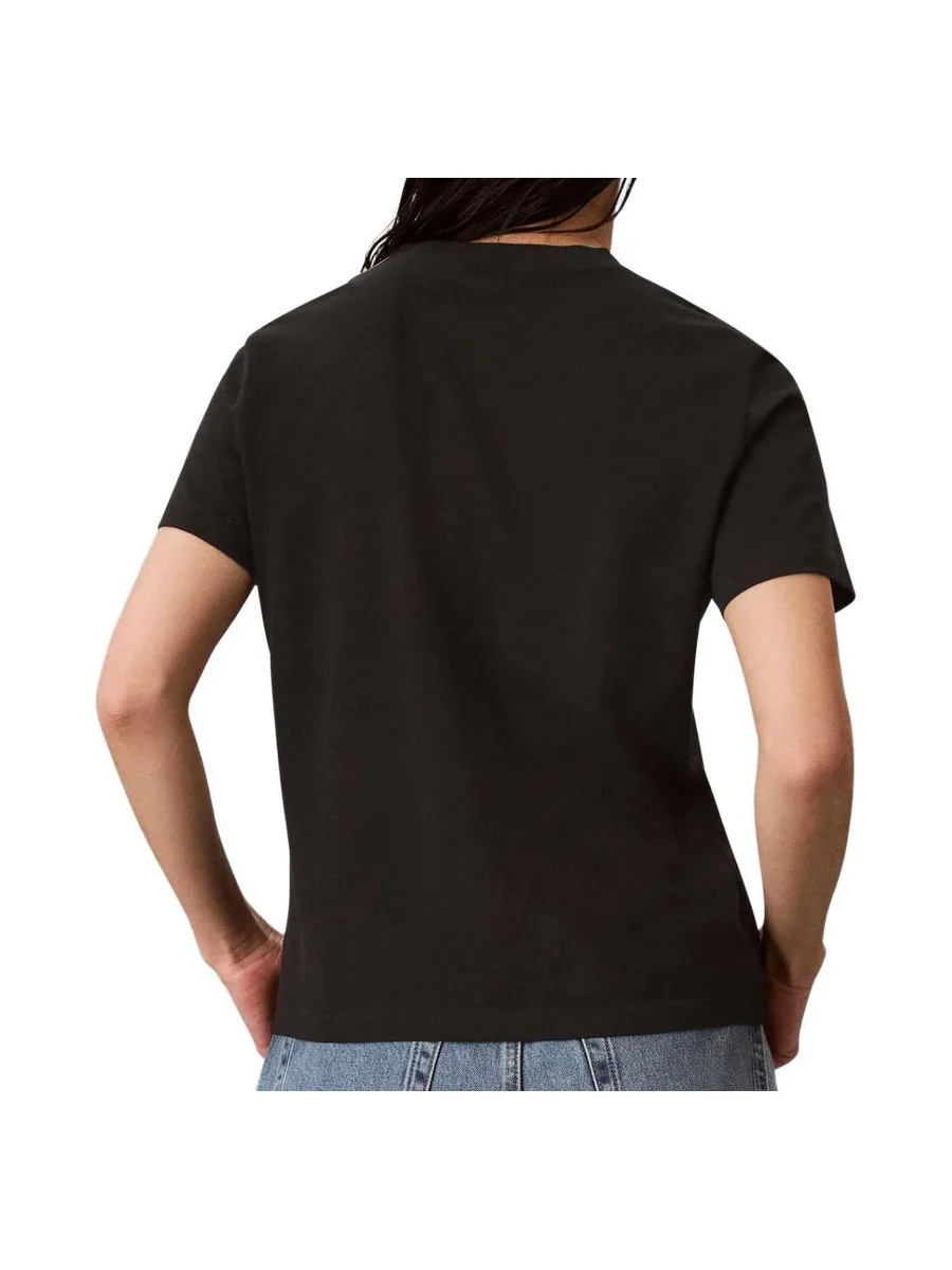 T-Shirt Noir Femme Calvin Klein Jeans Classics 3