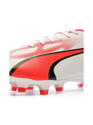 Chaussures de football Blanc/Rouge Homme Puma Ultra Play FG/AG 107423-01 7