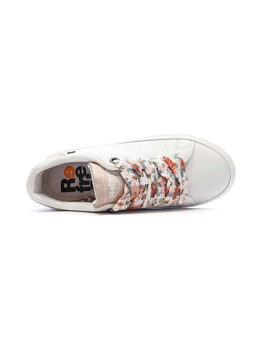 Baskets Blanches Femme Refresh 175227 Coral 5