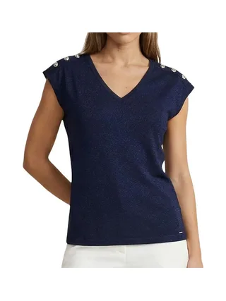 T-Shirt Marine Femme Morgan DIVALI 1