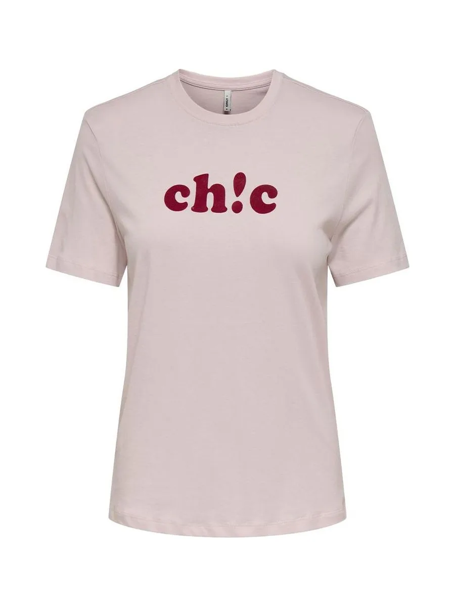 T-Shirt Rose Femme Only Lola 2