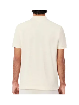 Polo Écru Homme Lacoste Slim Fit Petit 2