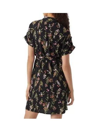 Robe Chemise Noire Femme Vero Moda Easy 2