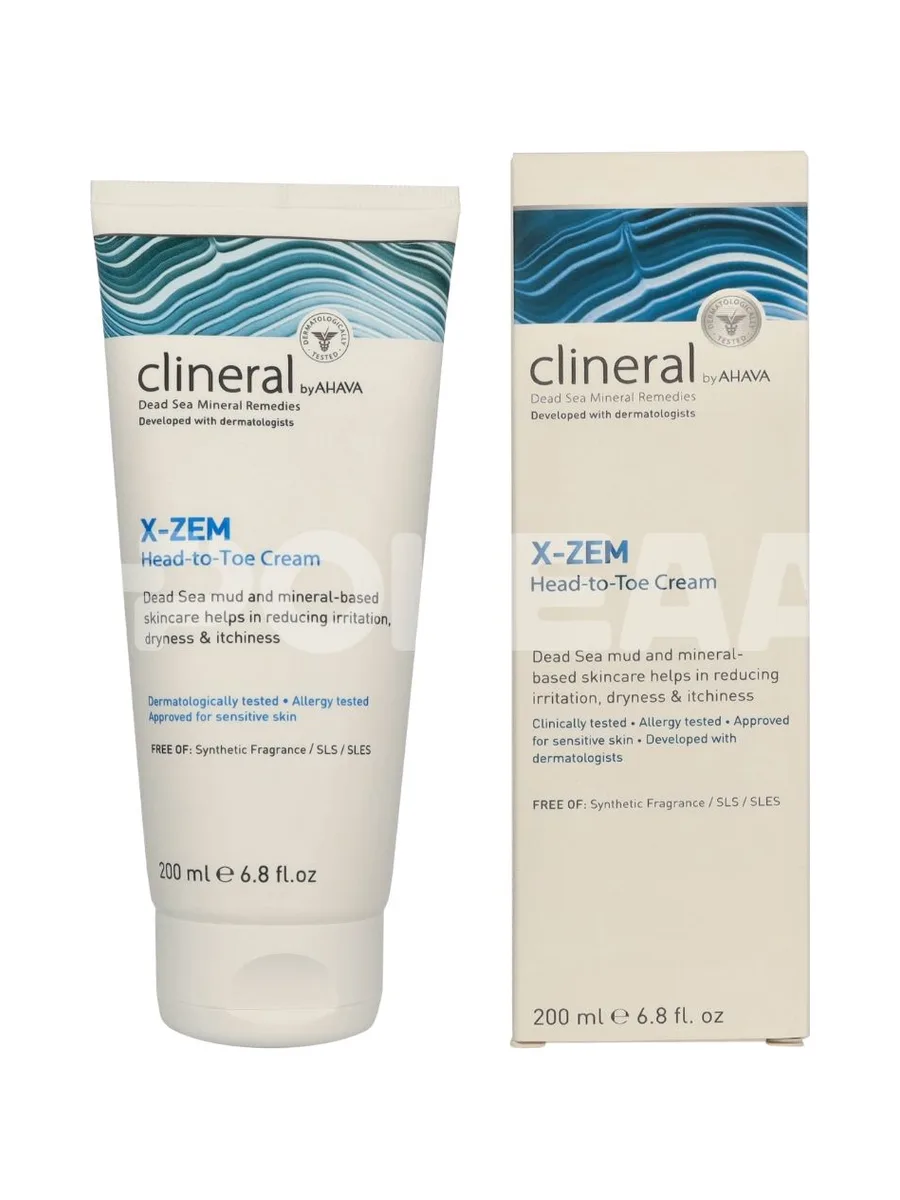 Ahava Clineral X-Zem Head-to-Toe Cream 200ml 1