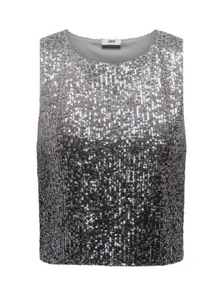 Top Sequins Gris Argent Femme JDY Milo 1