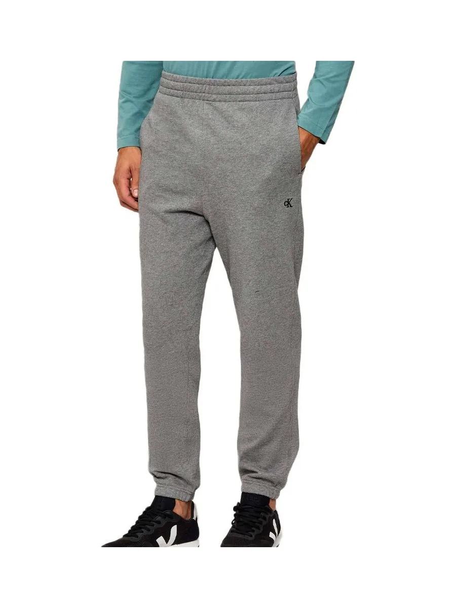 Jogging Gris Homme Calvin Klein Jeans 350 Terry Monogram 2