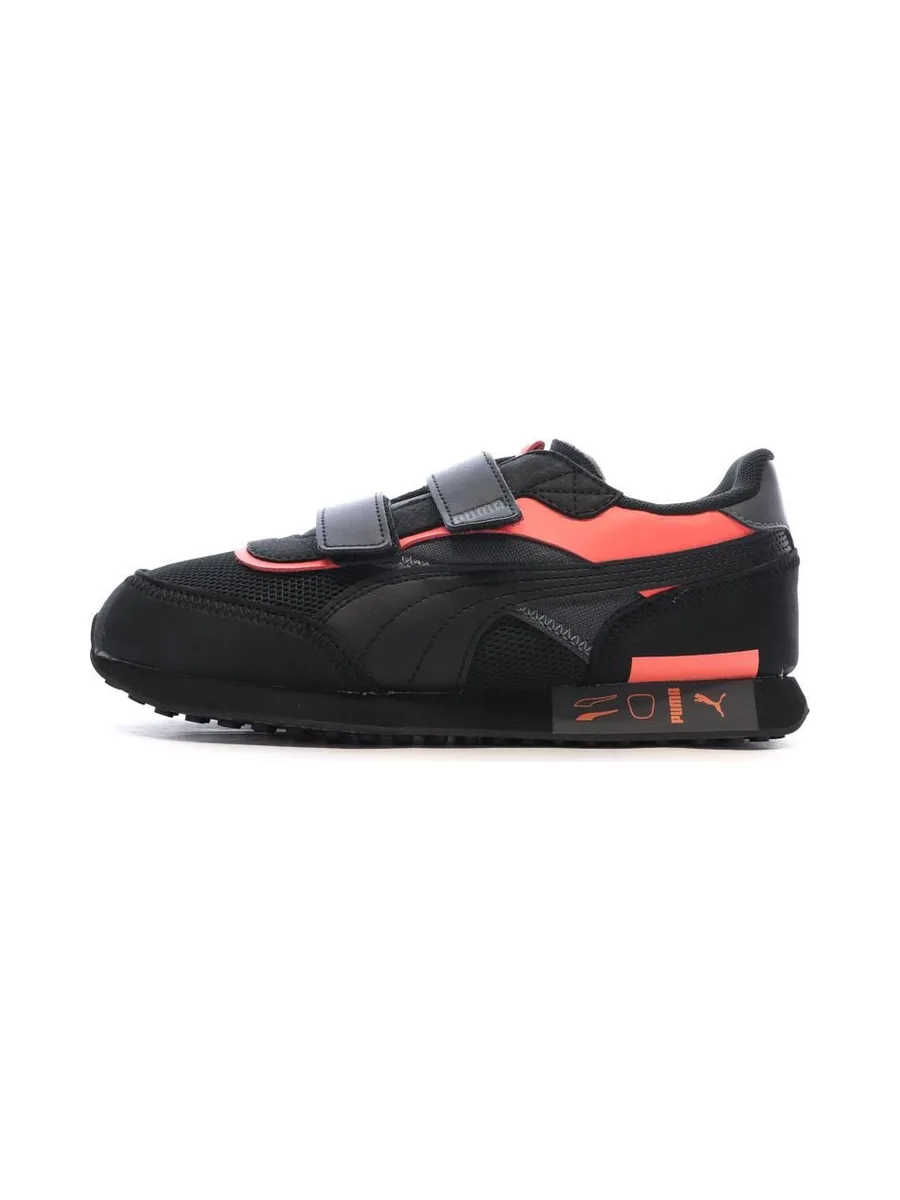 Baskets Noires/Oranges Garçon Puma Future Rider 2