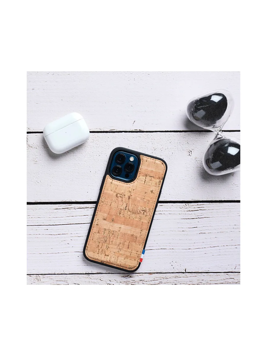 SAM - Coque iPhone 12 / 12 Pro en liège - Naturel 205