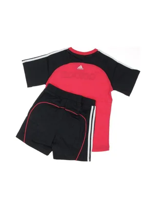 Ensemble Noir/Rose Fille Adidas Baby Pckge 2