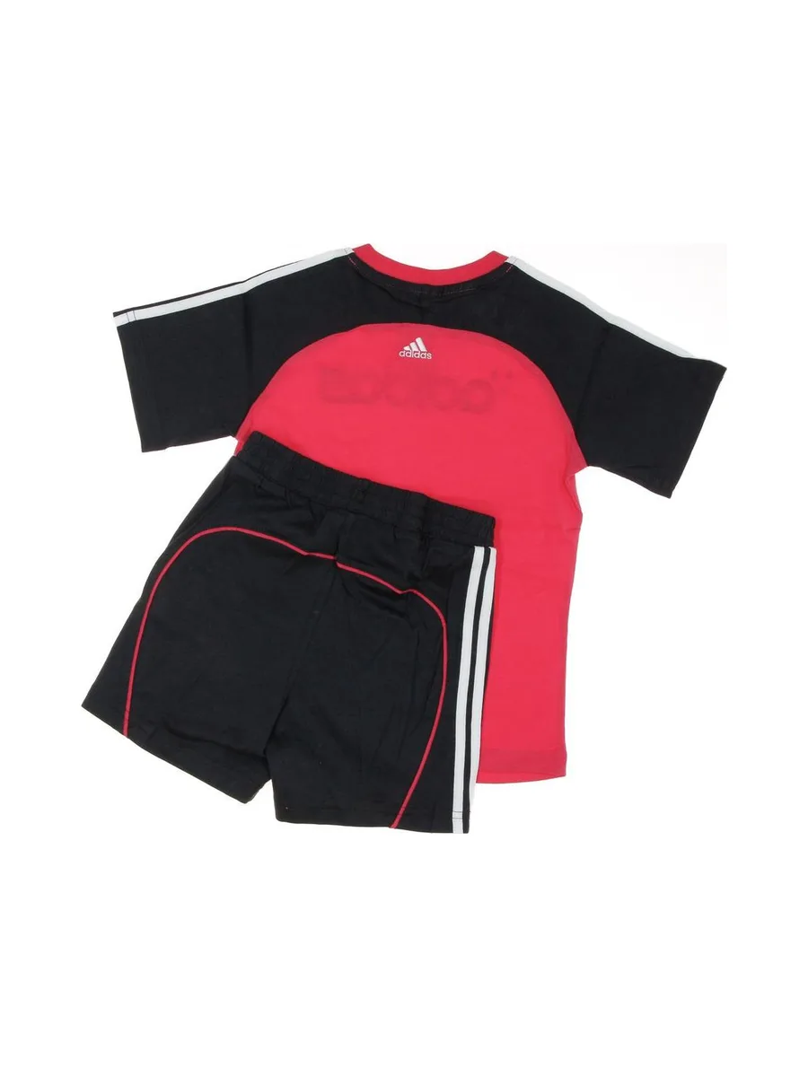 Ensemble Noir/Rose Fille Adidas Baby Pckge 3