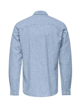 Chemise Bleu Homme Only & Sons Cantley 2