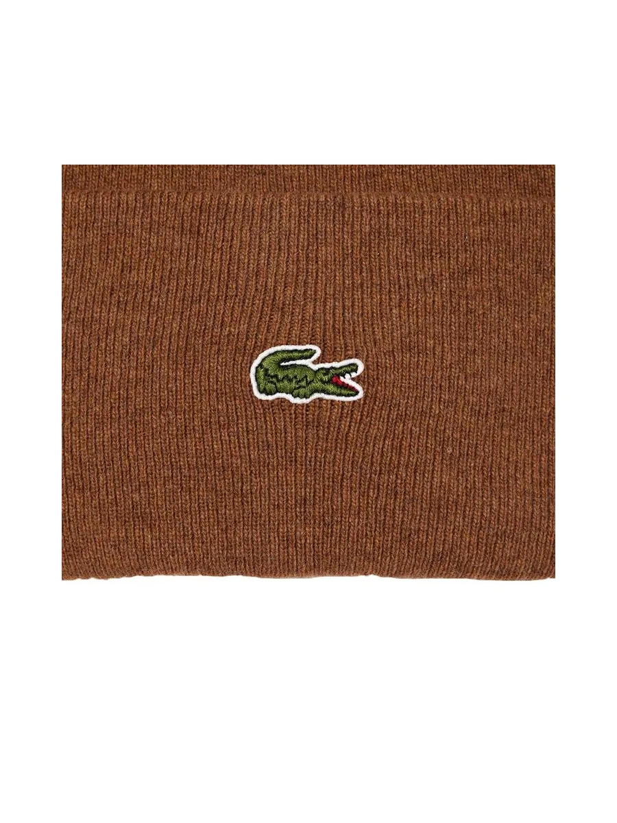 Bonnet Marron Mixte Lacoste RB9825 2