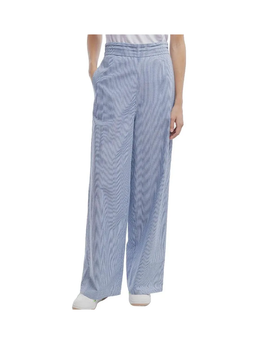 Pantalon fluide Bleu/Blanc Femme Teddy Smith Rebelle 2