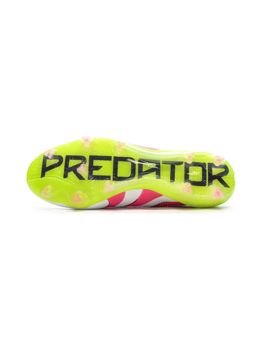 Chaussures de Foot Blanc/Rose Homme Adidas Predator Elite FG 5