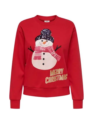 Pull de Noël Rouge Femme JDY Paris 1