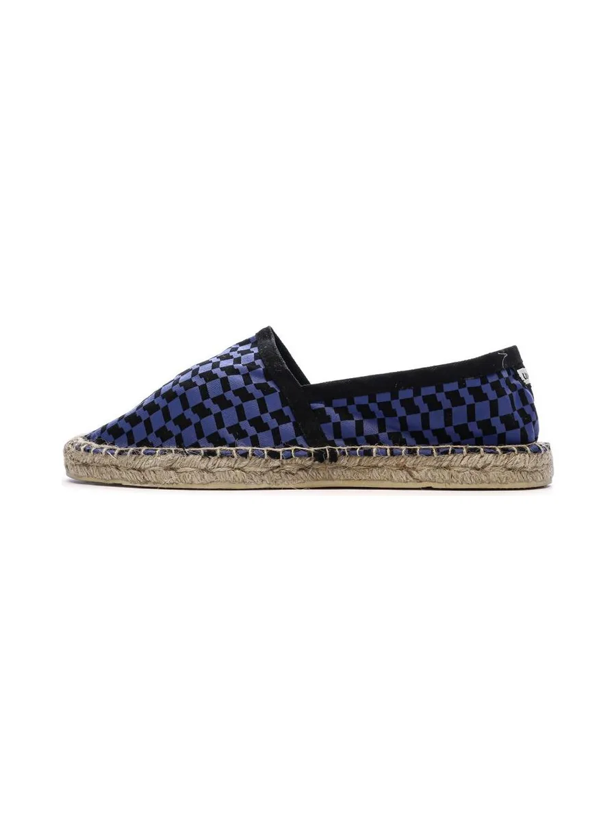 Espadrilles Damier Bleu/Noir Homme Ushuaia Dimitri 2