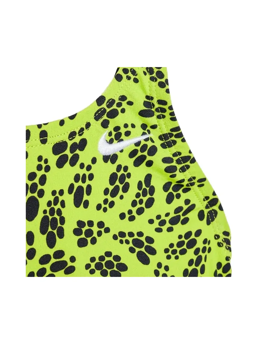 Maillot de bain 1 pièce Vert/Noir Fille Nike Fastback 3
