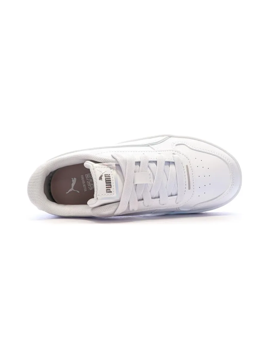 Baskets Blanches Fille Puma Carina 5