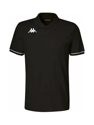 Polo Noir Homme Kappa Barli 1