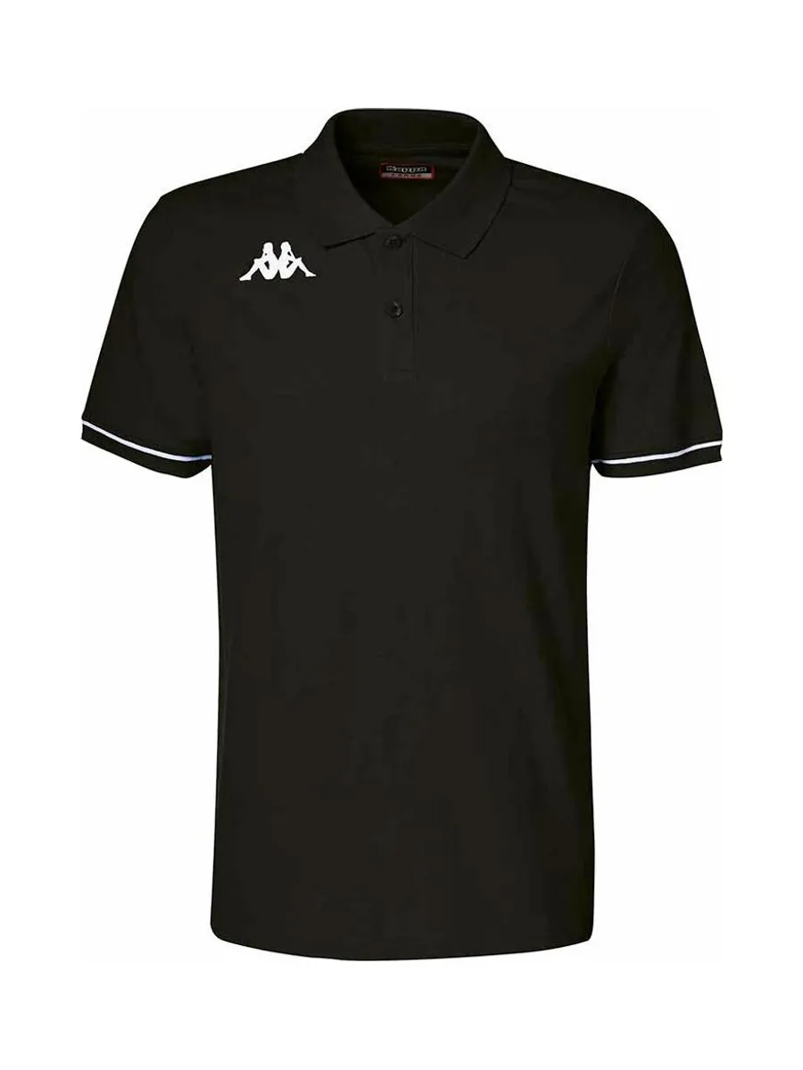 Polo Noir Homme Kappa Barli 2