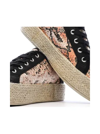 Baskets Noir/Rose Femme Chattawak Paco 7