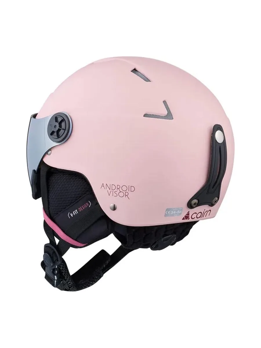 Casque de ski Rose Femme Cairn Orbit Visor Powder Pink 3