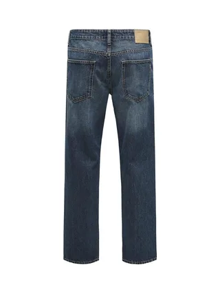 Jean Straight Bleu Foncé Homme Only & Sons Edge 2103 2
