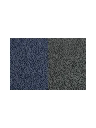 Sous-verre rond réversible - 6 pièces - Cuir recyclé blanc crème et vert de gris 11