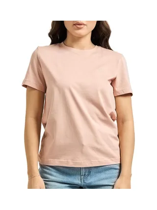 T-Shirt Rose Femme Calvin Klein Jeans Archive 1