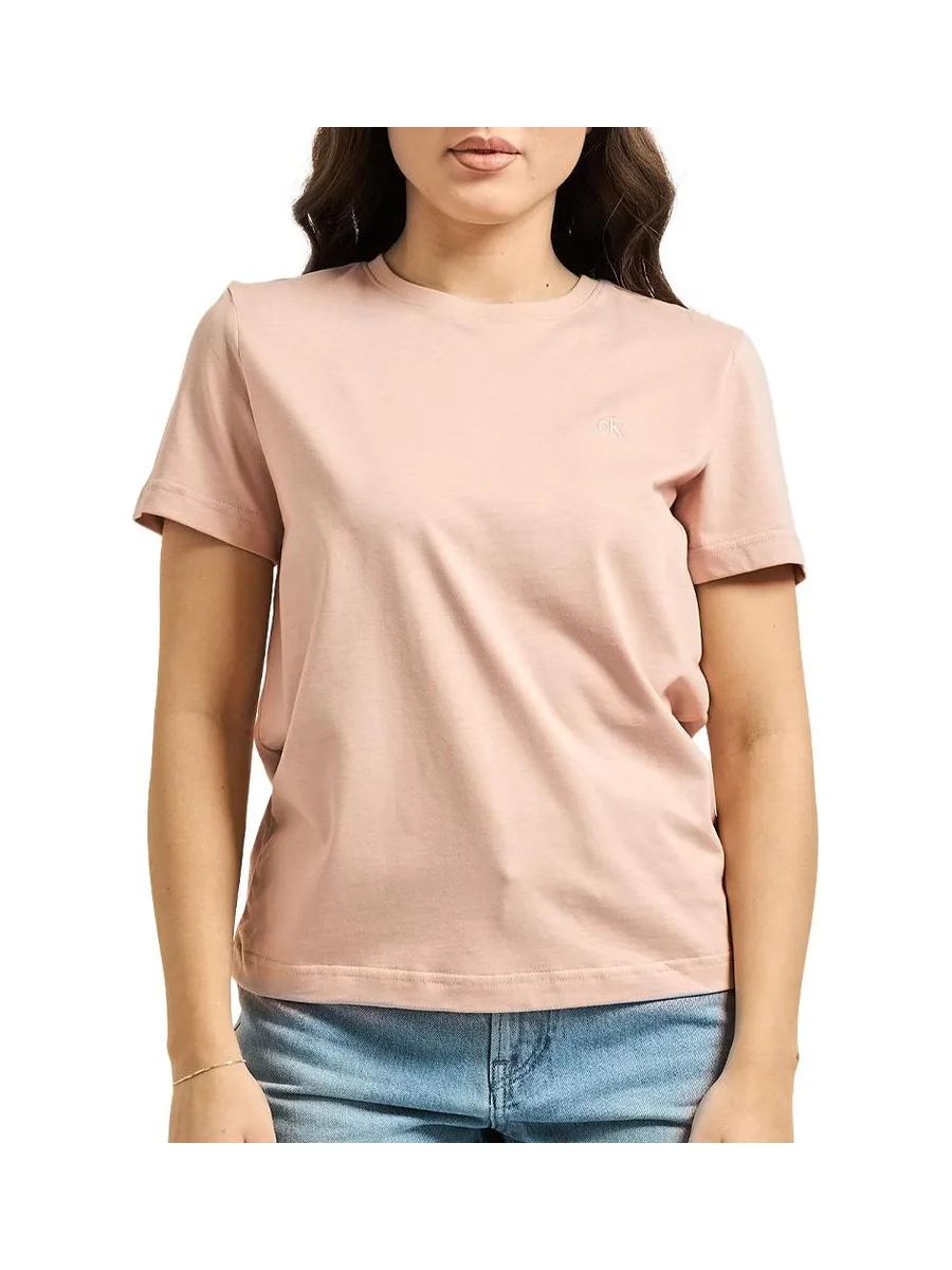 T-Shirt Rose Femme Calvin Klein Jeans Archive 2
