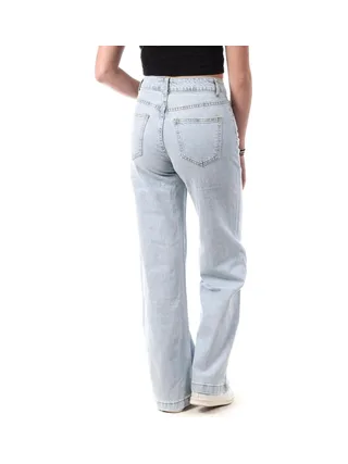 Jean Droit Bleu Femme Monday Premium 603 2