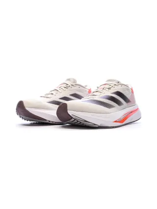 Chaussures de running Blanches/Roses Femme Adidas Adizeros 6