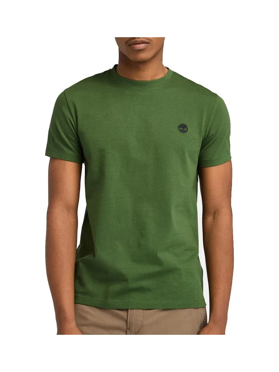 T-Shirt Vert Homme Timberland Sleeve 1