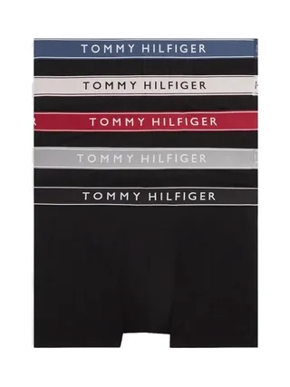 X5 Boxers Noir/Rouge Homme Tommy Hilfiger Trunk 1
