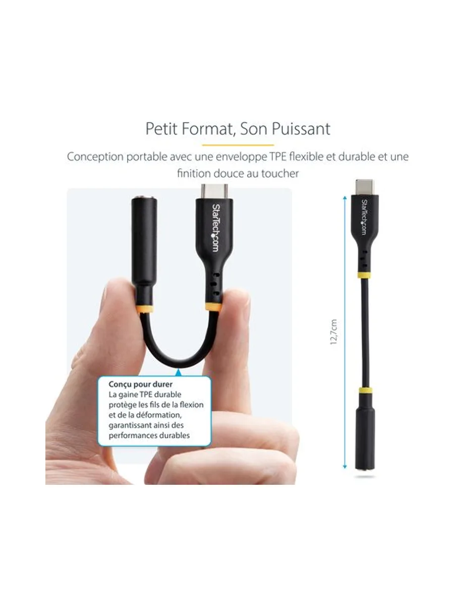 USB-C Audio Adapter to 3.5mm TRRS Jack 10