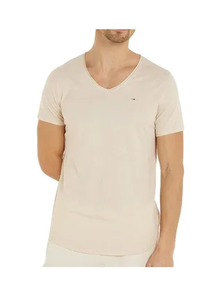 T-shirt Ecru Homme Tommy Hilfiger Xslim Jaspe DM0DM09587 1