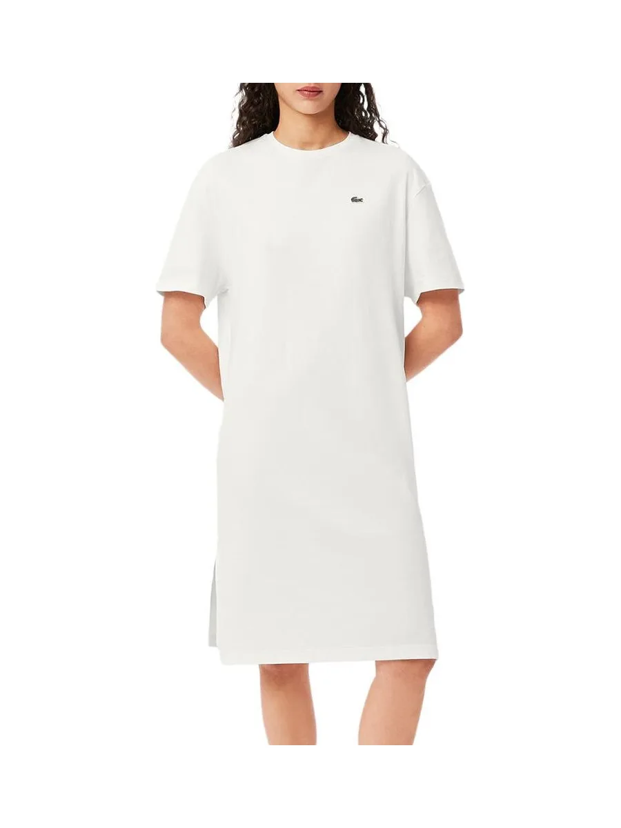 Robe Blanc Femme Lacoste Oversized EF2883 2