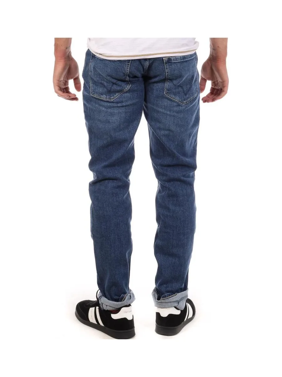 Jean Slim Bleu Moyen Homme Pepe Jeans PM202023 3