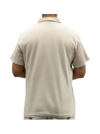 Polo Beige Homme Paname Brothers Eponge 2