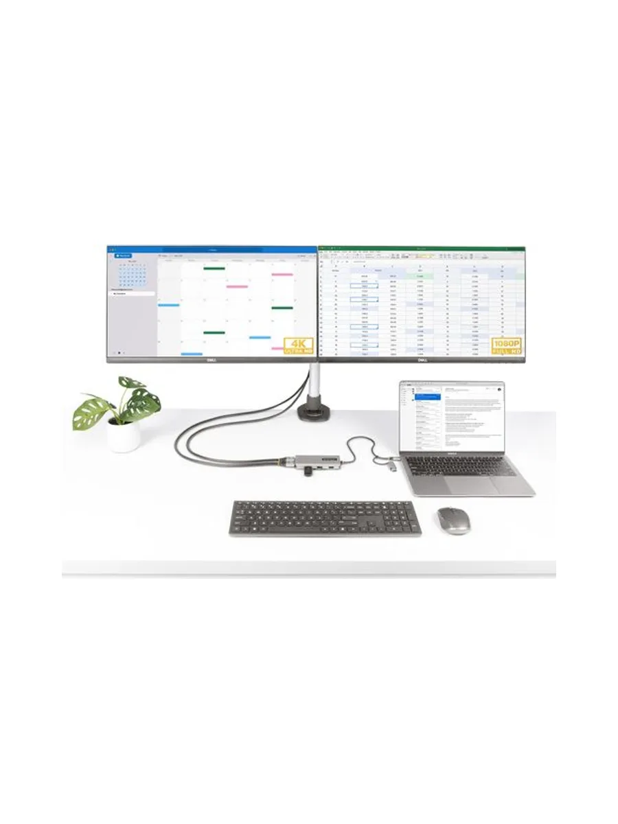 USB-C/USB-A Multiport Adapter Dual HDMI 5