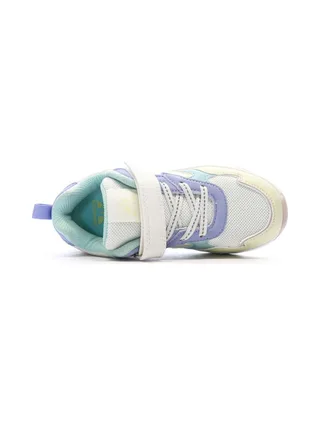 Baskets Blanc/Vert/Jaune Fille Le Coq Sportif Lsc Runner 4