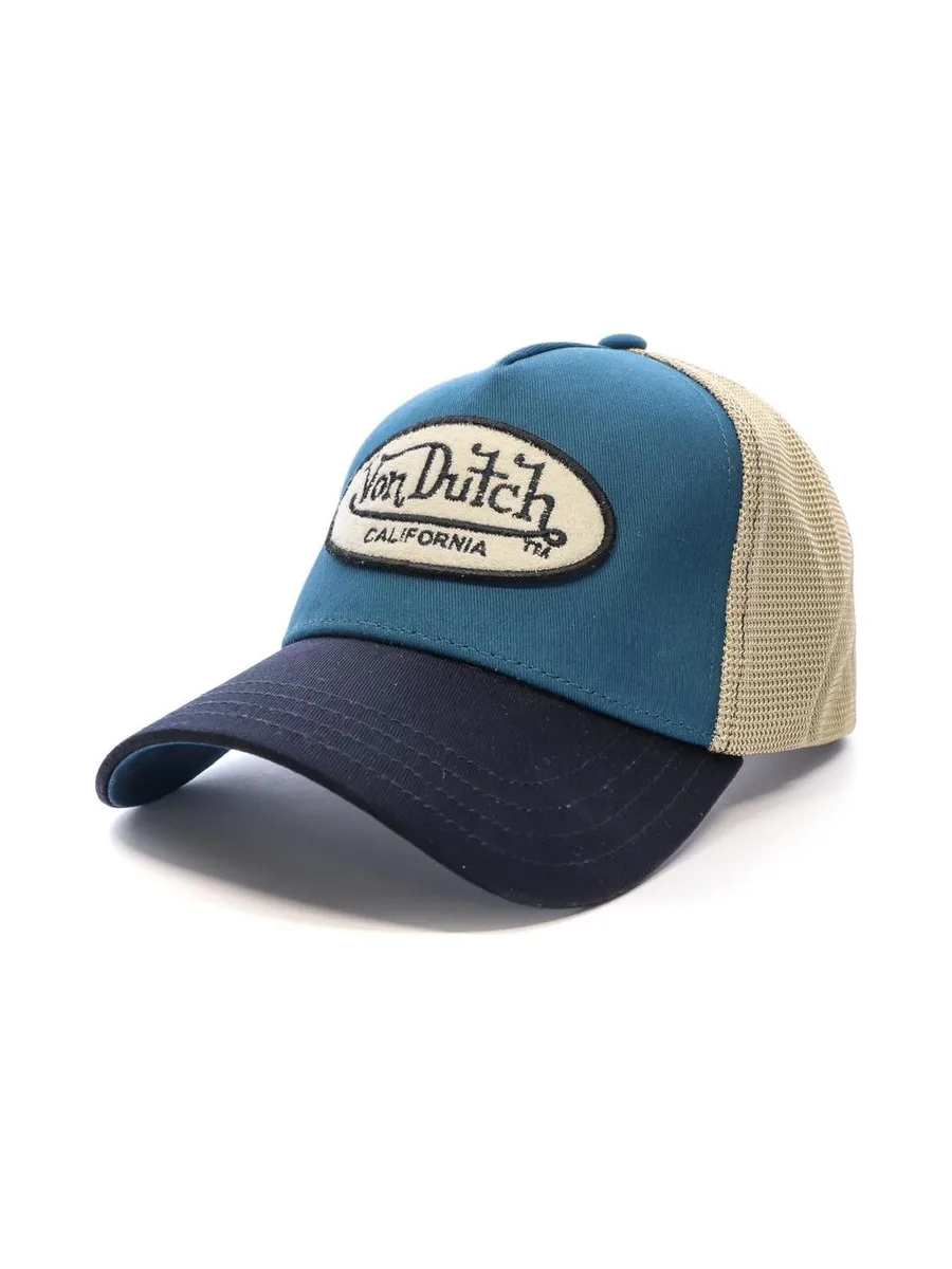 Casquette Beige/Bleu Homme Von Dutch Terry 2